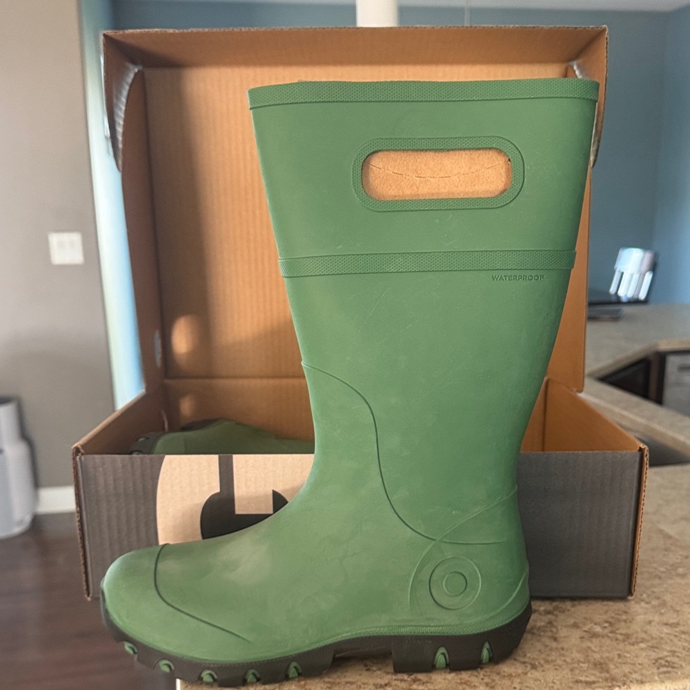 Bogs Kids' Green Tall Waterproof Boots